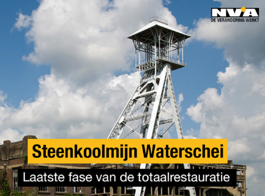 Laatste rechte lijn in de totaalrestauratie van de steenkoolmijn in Waterschei